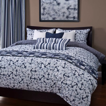 Anchor's Away Blue Bedding Set