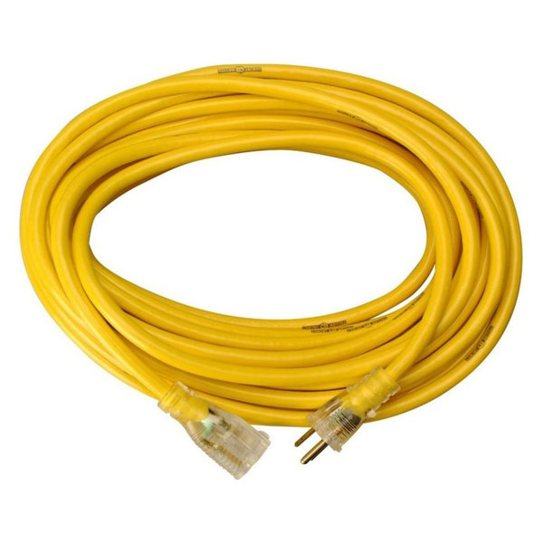 Yellow Jacket 2883AC Commercial Extension Cord, 25', Yellow