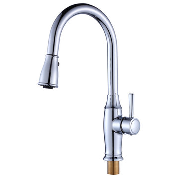 Modern Kitchen Single-hole Faucet LB-8405, Chrome