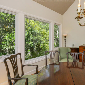 Large New Windows in Elegant Dining Room - Renewal by Andersen San Francisco Bay