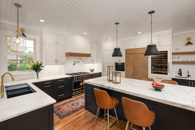 Kitchen - transitional kitchen idea in Other