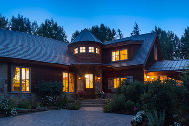 Home design - contemporary home design idea in Denver