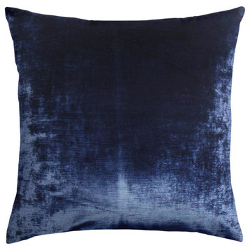 The Pillow Collection Blue Dexter Throw Pillow, 20"
