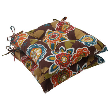 Annie Brown Wrought Iron Seat Cushion, Set of 2