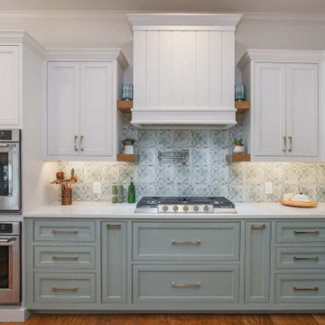 Button Wood ⎸ Kitchen + Dining Room + Wet-bar + Pantry + Mudroom + Laundry Room