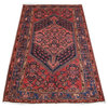 Consigned, Persian 5 x 7 Area Rug, Zanjan Hand-Knotted Woool Rug