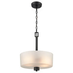 Millennium Lighting - Millennium Lighting 4262-MB Coley - 1 Light Pendant-17.13 Inches Tall 14 Inches - Pendants are the perfect opportunity to blend a utColey 1 Light Pendan Matte Black Frosted  *UL Approved: YES Energy Star Qualified: n/a ADA Certified: n/a  *Number of Lights: 1-*Wattage:60w A Lamp bulb(s) *Bulb Included:No *Bulb Type:A Lamp *Finish Type:Matte Black