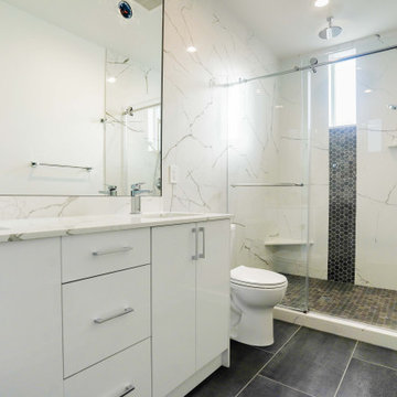 Modern Marbled Bathroom