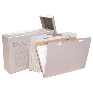 AOS VFile37 W/8 VFolder37 Stores Flat Items Up to 24"x36"