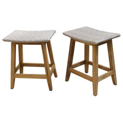 Tropical Outdoor Bar Stools And Counter Stools by Outdoor Interiors