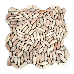Exotic Glass STO 133 Pink Cut Stone - Tile