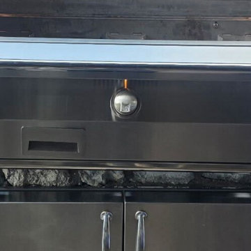 Alfresco Built-In Grill Control Panel Polished