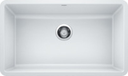 Blanco 442533 Precis 30" Undermount Single Basin SILGRANIT - White