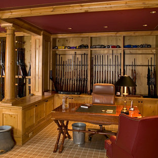 Eclectic home cinema in Seattle.