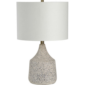 Ontario Table Lamp, Beige Cement, Stone Speckles
