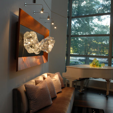 Monorail Wall Rebel Head on Canopy by Edge Lighting