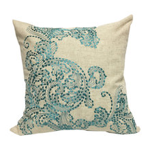 teal pillows