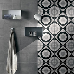 Cementine Black and White - Wall And Floor Tile