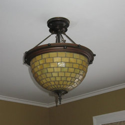 1930's Colonial, New England - Flush-mount Ceiling Lighting