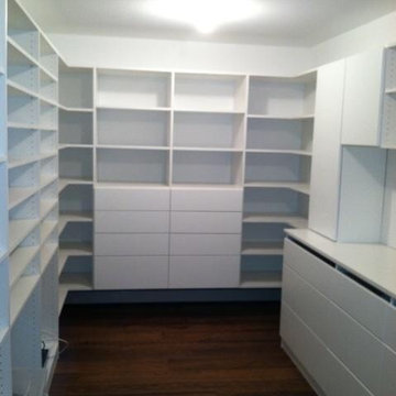 Master closet install in progress...