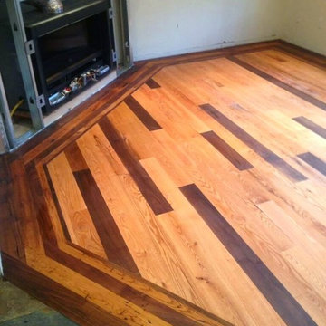 Custom Multi Species In-layed Hardwood Floor