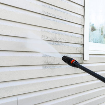 Pressure Washing - Exterior Walls