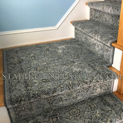 Single Landing Stair Runner Installations - Hall And Stair Runners
