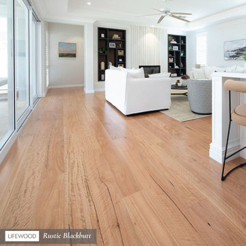 Rustic Blackbutt flooring truly exemplifies the beauty of its home interiors.