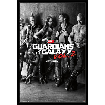 Guardians of the Galaxy 2 One Sheet Poster, Black Framed Version