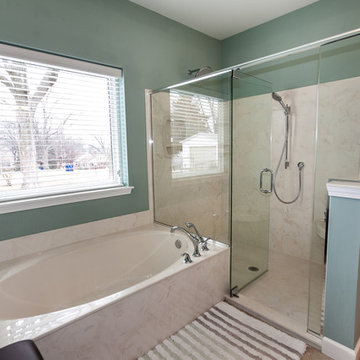 Master Bathroom in Aging in Place Home in St. Louis, Missouri