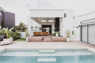 Design ideas for a beach style pool in Other.