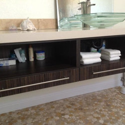 Eclipse Textured Melamine Kitchen by Nick Cox - Kitchen Cabinetry