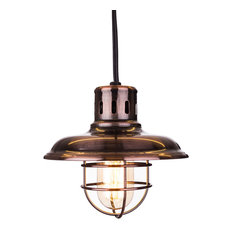 50 Most Por Beach Style Pendant Lights For 2018 Houzz Aspen Brands Copper Lantern Pendant Lighting