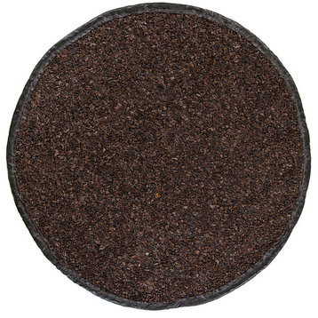 Chandra Art Art3681 Rug, Chocolate/Brown, 4'0"x4'0" Round