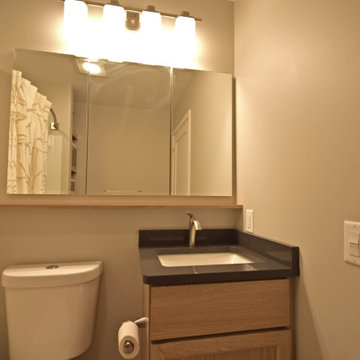 Two Bathrooms Maximizing Minimal Space
