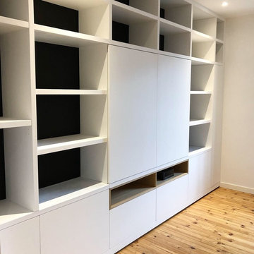 Bibliotheque TV agencement interieur
