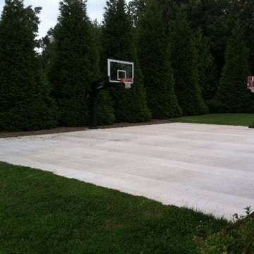 Tim W's Pro Dunk Diamond Basketball System on a 50x35 in Millers Creek, NC