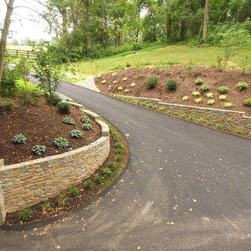 Driveway Entrance Landscape Renovation