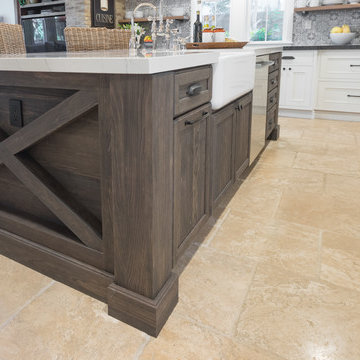 Farmhouse White Kitchen Remodel