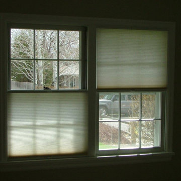 Customer Photos of Installed Pleated Blinds and Honeycomb Shades