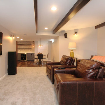 Modern Rustic Lower Level