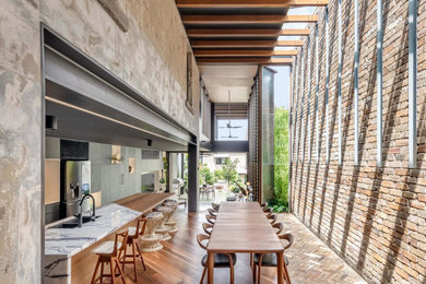 Inspiration for an industrial home design in Sydney.