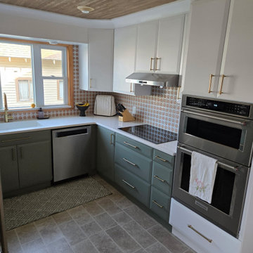 From Inspiration to Reality: A Two-Tone Kitchen Transformation