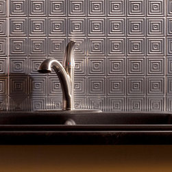 Fasade Miniquattro, Brushed Aluminum - Home Decor