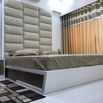 Bed Design With Full Height Backrest Cushion