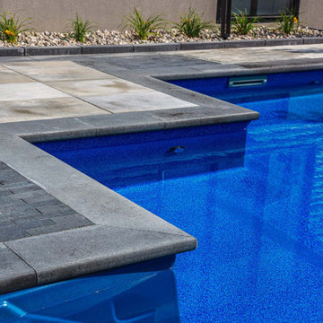 Inground pool construction collaboration with Abloom Landscaping
