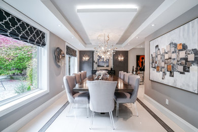 Trendy dining room photo in Toronto