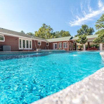 Morehead City Pool, Elevated Tanning Ledge and Splash Pad
