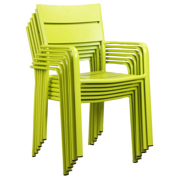 Miami Dining Chair, Set of 6, Green