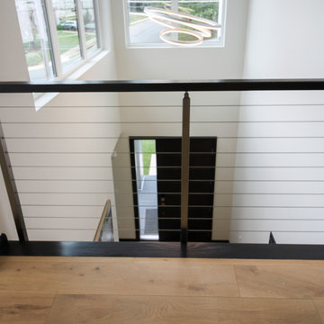 Project #70 | Open-Riser Staircase with Cable Railing